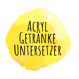 Acryl-Getränke-Untersetzer