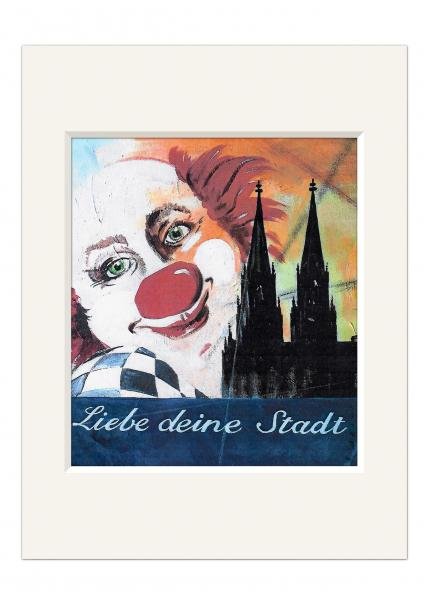 PP-Bild | KölnMotiv | Clown: Liebe Deine Stadt