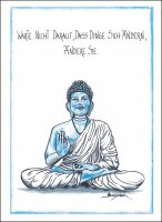 Magnetische Karte | Buddha | Warte nicht darauf, dass...